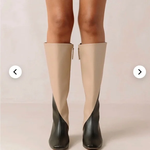 Alohas Knee High Vegan Leather Boots size 40/9 - Picture 2 of 5